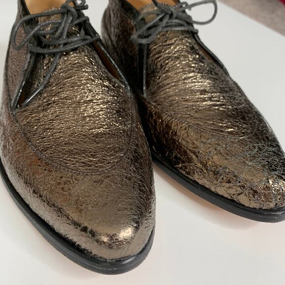 Anthropologie The Palatines Pinna Ankle Boot Pewter Booties - Picture 4 of 12